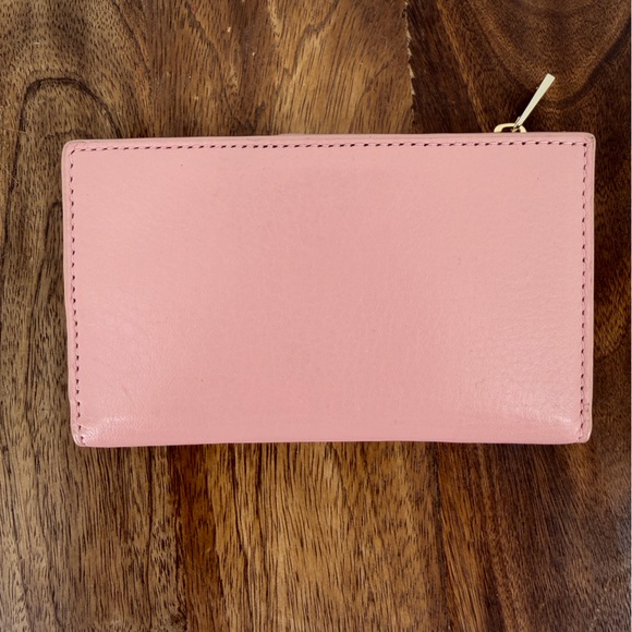 Kate Spade New York Blush Pink Leather Card Wallet - Picture 2 of 5